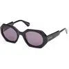 Image de MAX&Co Femme MAX&Co MO0115 01A Lunettes de soleil Acétate Noir Fumée Géométrique Normale