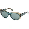 Image de Max &Co MO0116 98N dark green/monocolor 56/16/140 Lunettes de soleil pour femmes