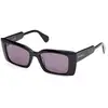 Image de MAX&Co Femme MAX&Co MO0117 01A Lunettes de soleil Acétate Noir Fumée Cat Eye Normale