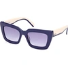 Image de Lunettes de soleil pour femme Pucci EP0202 bleu brillant 54/19/140