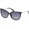 Image de Guess Femme Guess GU00150-H 01D Lunettes de soleil Injecté Noir Fumée Carré Polarisé
