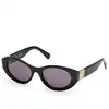 Image de MAX&Co Femme MAX&Co MO0123 01A Lunettes de soleil Acétate Noir Fumée Ronde Normale