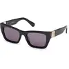 Image de MAX&Co Femme MAX&Co MO0124 01A Lunettes de soleil Acétate Noir Fumée Cat Eye Normale