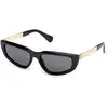 Image de MAX&Co Femme MAX&Co MO0125 01A Lunettes de soleil Injecté Noir Fumée Cat Eye Normale