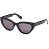 Image de MAX&Co Femme MAX&Co MO0127 01A Lunettes de soleil Acétate Noir Fumée Cat Eye Normale