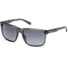 Image de Timberland Homme Timberland TB00037 20D Lunettes de soleil Injecté Gris Fumée Carré Polarisé
