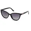 Image de Guess Femme Guess GU00189 01D Lunettes de soleil Injecté Noir Fumée Cat Eye Polarisé