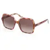 Image de Guess Femme Guess GU00190 47F Lunettes de soleil Métal Marron Marron Carré Normale