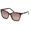 Image de Guess Femme Guess GU00191 52H Lunettes de soleil Injecté Havana Marrone Carré Polarisé Sfumato