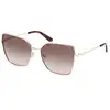Image de Guess Femme Guess GU00192 28F Lunettes de soleil Métal Or Marron Papillon Normale