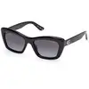 Image de Guess Femme Guess GU00195 01B Lunettes de soleil Injecté Noir Fumée Carré Normale