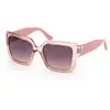Image de Guess Femme Guess GU00200 72F Lunettes de soleil Injecté Rose Marron Carré Normale