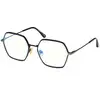 Image de TOM FORD Femme TOM FORD FT6050-B 1 Montures optiques Métal Noir Géométrique Normale