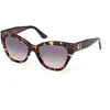 Image de Guess Femme Guess GU00204 52B Lunettes de soleil Acétate Havana Grigio Cat Eye Normale Sfumato