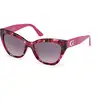 Image de Guess Femme Guess GU00204 78F Lunettes de soleil Acétate Rosa Grigio Cat Eye Normale Sfumato
