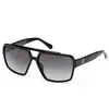 Image de Guess Homme Guess GU00223 01B Lunettes de soleil Injecté Noir Fumée Carré Normale