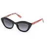 Image de Guess Unisex Guess GU00229 01B Lunettes de soleil Injecté Noir Fumée Géométrique Normale