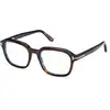 Image de TOM FORD Homme TOM FORD FT6060-B 052 Montures optiques Acétate La Havane Carré Normale