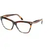Image de TOM FORD Femme TOM FORD FT6064-B 055 Montures optiques Acétate La Havane Cat Eye Normale