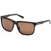 Image de Timberland Homme Timberland TB00037 01H Lunettes de soleil Injecté Noir Marron Carré Polarisé