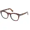 Image de TOM FORD Homme TOM FORD FT6081-B 053 Montures optiques Acétate La Havane Ronde Normale