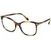 Image de TOM FORD Femme TOM FORD FT6089-B 055 Montures optiques Acétate La Havane Carré Normale