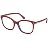 Image de TOM FORD Femme TOM FORD FT6089-B 069 Montures optiques Acétate Bordeaux Carré Normale
