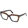 Image de TOM FORD Femme TOM FORD FT6093-B 052 Montures optiques Acétate La Havane Cat Eye Normale