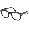 Image de TOM FORD Homme TOM FORD FT5542-B 55A Montures optiques Acétate La Havane Ronde Normale