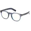 Image de TOM FORD Homme TOM FORD FT5629-B 090 Montures optiques Acétate Bleu Ronde Normale