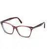 Image de TOM FORD Femme TOM FORD FT5949-B 069 Montures optiques Acétate Bordeaux Cat Eye Normale