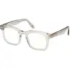 Image de TOM FORD Homme TOM FORD FT6025-B 020 Montures optiques Acétate Gris Carré Normale