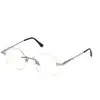 Image de TOM FORD Homme TOM FORD FT6126-B 014 Montures optiques Métal Gris Géométrique Normale
