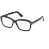 Image de TOM FORD Femme TOM FORD FT6129-B 001 Montures optiques Acétate Noir Carré Normale