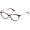 Image de Max Mara Femme Max Mara MM5236 052 Montures optiques Acétate La Havane Ronde Normale