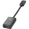 Image de Adaptateur USB HP - Convertisseur USB Type A (femelle) vers USB-C (mâle) 24 broches