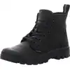 Image de Palladium - Pampa Zip Leather Ess - Schwarze Lederschuhe