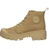 Image de Palladium Pallabase Veterschoenen Hoog - Beige - Maat 41