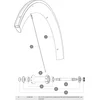 Image de Rayons avant Mavic Comete Pro Carbon Exalith, 12 pièces, noir, 287 mm, noir, 287 mm
