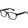 Image de Gucci Homme Gucci GG0011O 005 Montures optiques Plastique Noir Carré