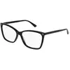 Image de Gucci Femme Gucci GG0025O 001 Montures optiques Plastique Noir Transparent Cat Eye