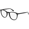 Image de Gucci Femme Gucci GG0027O 001 Montures optiques Plastique Noir Transparent Ronde