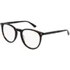 Image de Gucci Femme Gucci GG0027O 002 Montures optiques Plastique Havane Transparent Ronde