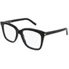 Image de SAINT LAURENT Femme SAINT LAURENT SL 166 001 Montures optiques Acétate Noir Transparent Carré