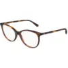 Image de Gucci Femme Gucci GG0550O 006 Montures optiques Acétate Havane Transparent Cat Eye