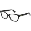 Image de Gucci Femme Gucci GG0634O 001 Montures optiques Injecté Noir Transparent Cat Eye