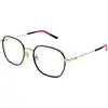Image de Gucci Unisex Gucci GG1198OA 001 Montures optiques Métal Or Carré