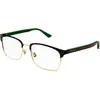 Image de Gucci Homme Gucci GG0934OA 004 Montures optiques Métal Noir Carré