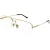 Image de Gucci Femme Gucci GG1415O 001 Montures optiques Métal Or Transparent Pilote