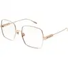 Image de Gucci Femme Gucci GG1434O 002 Montures optiques Métal Or Transparent Carré